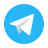 A jpeg image of the Telegram icon